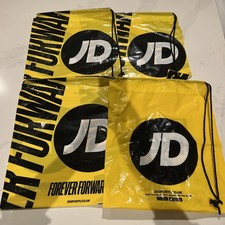 4 x JD Drawstring Bags. 3