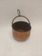 Antique Hammered Copper Pot