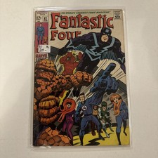 Fantastic Four 82- 1969 - Iconic Jack Kirby cover Very Good Condition 