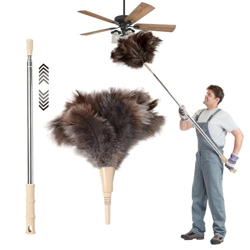 Feather duster extendable - feather,