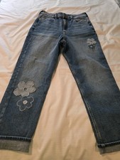 Womens Sz 9R 9 Hollister Ultra High-rise Mom Jeans Hippie X 27 Euc