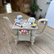 South West Ceramics Teapot For The Tea Council 1988. Baking Day / Table