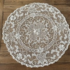 Large vintage doily 63cm