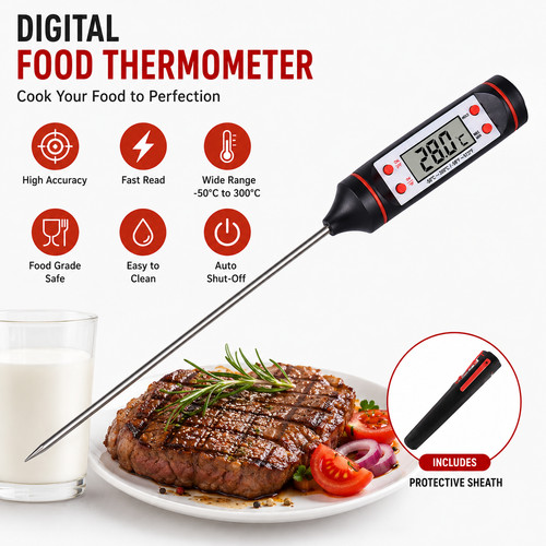 Digital meat food probe - digital,