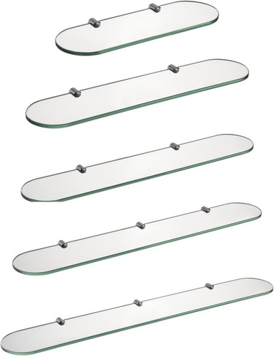 Bathroom glass shelf shower - glass,