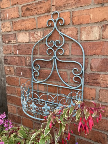Pair large blue - of, metal