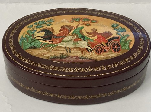 Russian lacquer box mstera - russian,