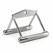 Multi Gym V Handle Close Grip Attachment Double Seated Row Lat Twin Cable Bar