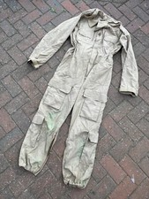UK BRITISH ARMY SURPLUS G2 AFV DESERT TAN FR COVERALLS, BOILER SUIT, OVERALLS