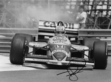 Nigel Mansell Signed Press F1