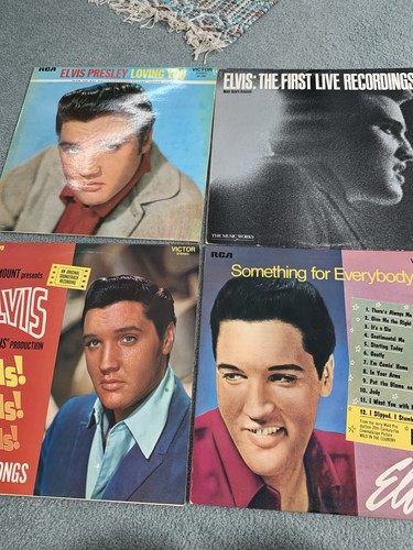 Elvis vinyl records - 4,