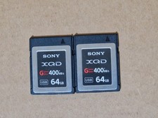 2 x 64GB Sony XQD G Series
