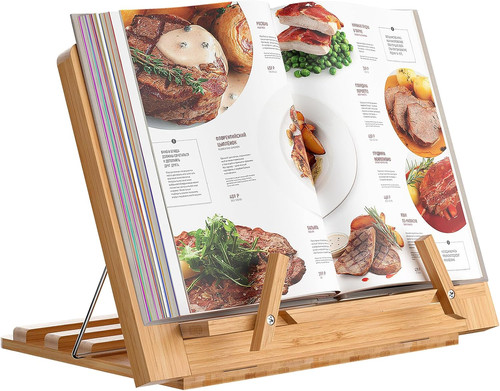 Bamboo book stand - book, stand,