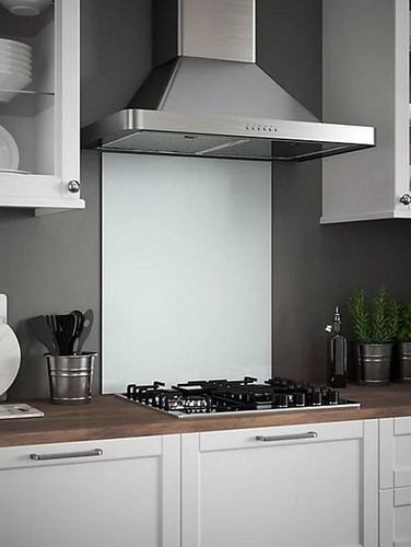 Self adhesive glass splashback - self,