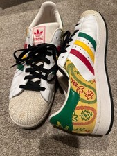 adidas rasta superstar size 14
