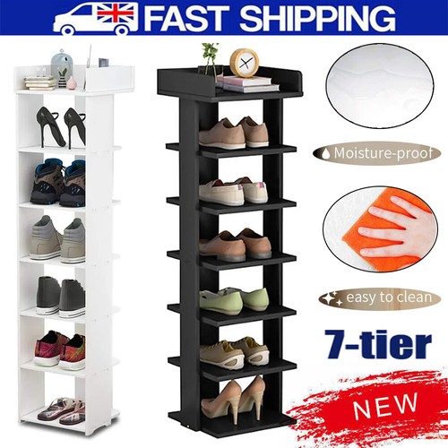 Tier tall wooden shoe rack - tier,