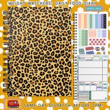 A5/ food diary diet weight watchers compatible tracker journal book log C64 LEO