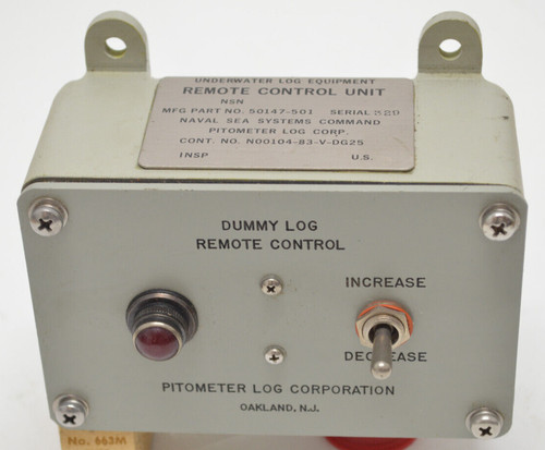 Militaria pitometer log corp - militaria,