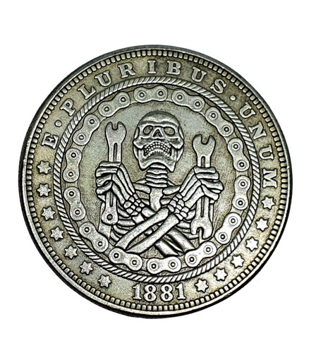Mechanic car biker token coin - car,
