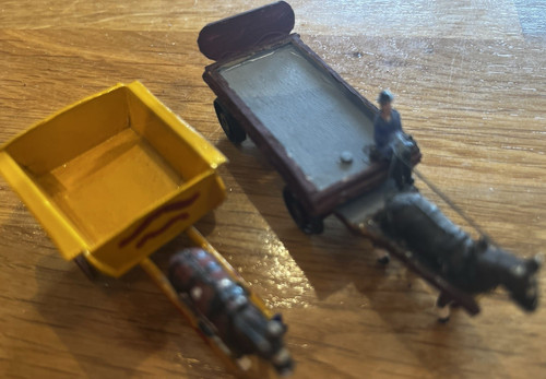 Vintage diecast horse drawn - vintage, horse-drawn