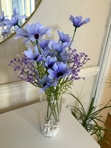 Artificial purple floral - purple,