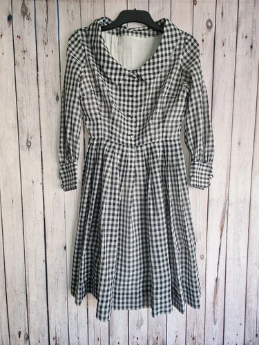 Vintage dress black white - vintage,