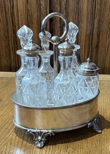 Victorian Silver Plate Cruet