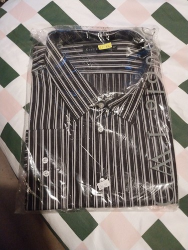Gents double two shirt - double, black