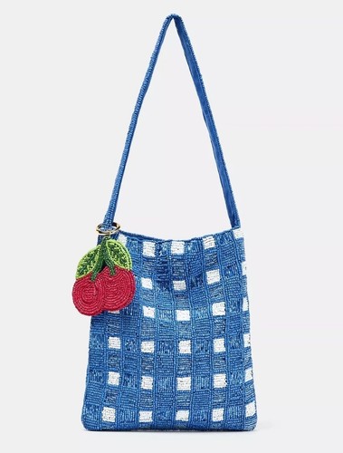 Zara beaded blue - blue, bag