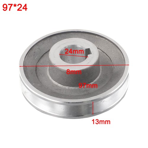 Belt pulley aluminum single - pulley, in
