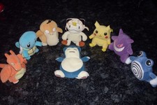 8 Vintage Pokemon Bean Bag Plush Toys