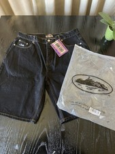 Cortiez Black Denim Shorts –