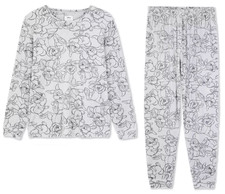 Ladies Minky Fleece Pyjamas DISNEY THUMPER Women 6 to 24 Soft Touch PJs Primark