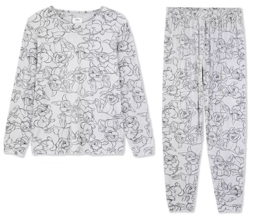Ladies minky fleece pyjamas - minky,