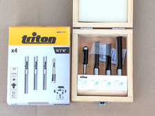 TRITON 4 PCE KITCHEN FITTERS ROUTER BIT SET 351943