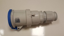 63 Amp Line Socket - 3-pin & pilot - Splashproof IP44 - Bals/CEENorm 3104-P  NEW