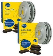 Comline Front + Rear Brake Discs + Pads Fits Citroen Relay Fiat Ducato Peugeot