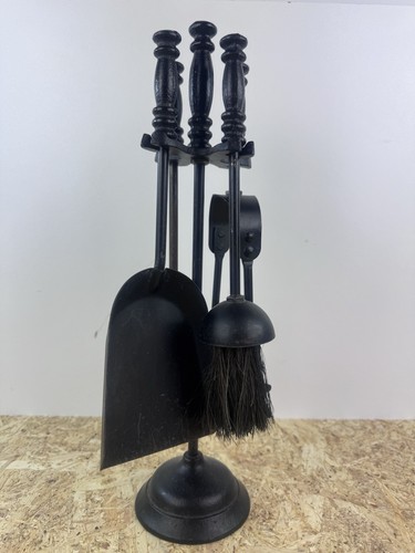 Vintage black fireplace - vintage,