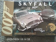 Micro Scalextric James Bond 007 Skyfall 50th Anniversary Quantum of Solace
