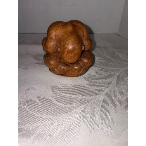Vintage hand carved wooden - hand,