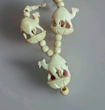 Vintage  Hand Carved Bovine