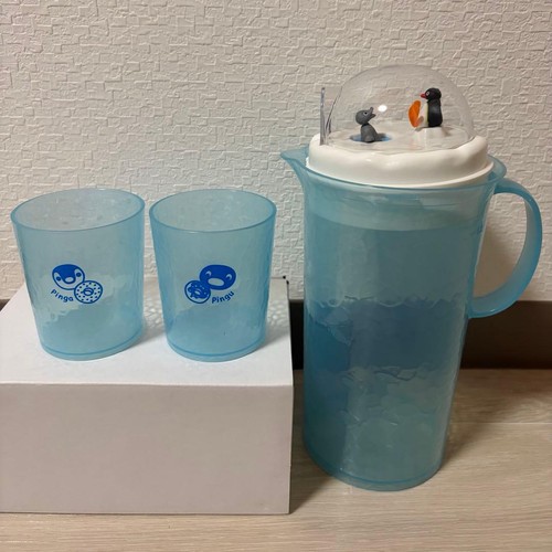 Pingu light blue pitcher set - blue,