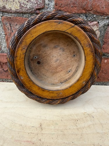 Antique carved wood mantel - carved,