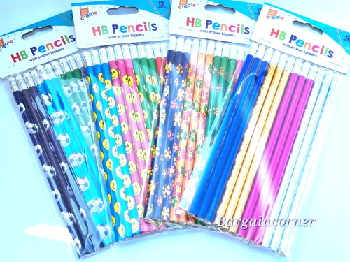Pencils pencil eraser top - hb,