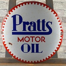 PRATTS Enamel Sign ø 16.1"