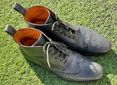 Loake mens george grey leather - loake,