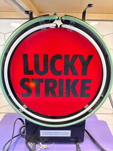 Vintage lucky strike neon sign - vintage,