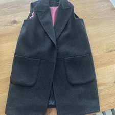 Benetton Sleeveless Coat- Grey