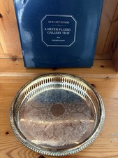 Bin Gallery Tray Silver Plated