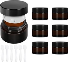 Yishik 6 Pack 30ml Amber Glass